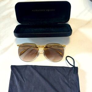 Alexander McQueen one of a kind sunglasses- think Devil Wears Prada